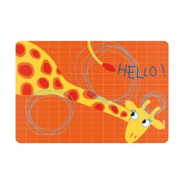 Коврик сервировочный детский Hello, жираф