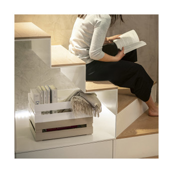 Ящик для хранения Tidy&Store, 45 х 31 х 15 см, кремовый