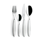 Набор из 24 столовых приборов Cutlery Feeling, белый 