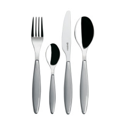 Набор из 24 столовых приборов Cutlery Feeling, светло-серый