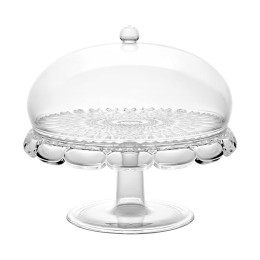 Блюдо для торта с крышкой Vanity, 30 см, прозрачное