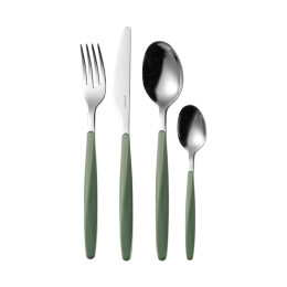 Набор из 24 столовых приборов Cutlery My Fusion, оливковый